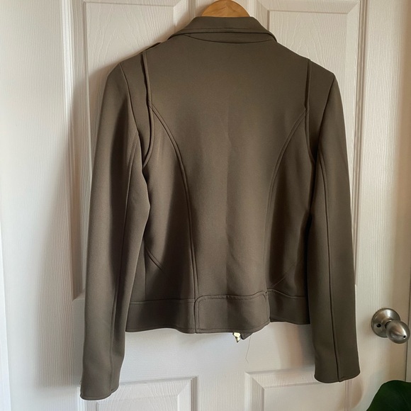 Women’s Express dressy military style jacket with gold accents in green size M - Picture 4 of 12